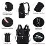 2022 Women Men roll top waterproof Travel backpacks with 17.3 laptop compartment school university student laptop backpacks