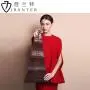 Customized Luxury Designer Fashion Handmade Genuine Crocodile Skin Leather Women Evening Clutch Chain Bag Handbag For Lady