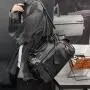 Classic Men's Handbag Solid Color Luxury Mens Bags PU Fashion Travel Bag Trend