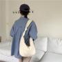 New design Embroidery nylon crossbody bag soft Knot decoration chic messenger bag Simple fashion wadding ladies shoulder bags