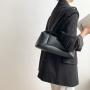 Custom logo soft PU leather shoulder bags fashion large capacity casual female handbag fashion big hand bags ladies