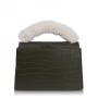 Custom Fashion Fur Crocodile Bag Women 2020 Crossbody Messenger Bags