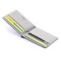 KHF777 2023 Men's Creative Wallet PU Card Case Fashion US Dollar Clip Stitching Money Clip Business Card Holder