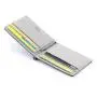 KHF777 2023 Men's Creative Wallet PU Card Case Fashion US Dollar Clip Stitching Money Clip Business Card Holder