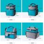 Reusable Leakproof Lunch Cooler Tote for Picnic Beach Work Trip Lightweight Insulated Backpack Cooler Bag