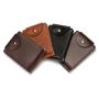 CUIKCA PU Leather Men Mini Wallets Slim Metal Money Clip For Men New Fashion Hasp Purse Business ID & Credit Card Holders