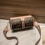 Women's retro pillow bag with red cross-border vintage pattern, single shoulder fashion cosmetic bag, in stock for ladies