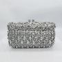 New hollowed out metal rhinestone bag inlaid evening bag banquet crystal bags handbags ladies clutch purse for women luxury