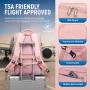 Custom Portable School Work Daypack With External USB Port Fits 15.6"/17.3" Computer Quilted Laptop Backpack For Women