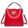 2024 Custom Logo Genuine Real Leather Bucket Bag Handbag For Women Ladies Luxury