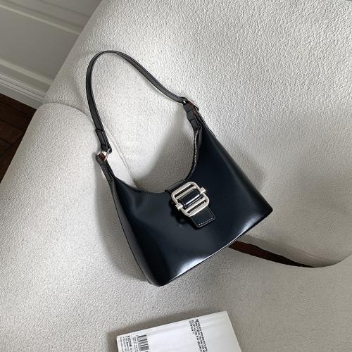 New Design Women Handbags Luxury Metal Decoration Lady Underarm Shoulder Bag Large Capacity Fashion PU Leather Hand Bags