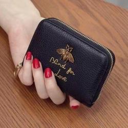 New multi-card position small ladies wallet men's card purse female cute coin purse multifunctional organ card bag