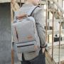 KBW533 New School Bag Three Sets of Oxford Cloth USB Backpack Computer Bag Korean Outdoor Business Men Shoulder Bag