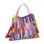 2024 Custom Genuine Leather Luxury Tote Bag For Women Handbag With Leopard Flower