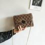 2023 New Korean Small Square Bag With Lock Fashion Chain Single Shoulder Messenger Bag Luxury Female Diamond lattice Handbag