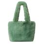 2024 Soft Faux Fur Handbags And Purses Simple Design Women's Tote Bag For Ladies