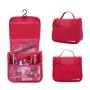 Customized Logo Toiletries Beauty Bag Wash Pouch Waterproof Makeup Organizer Storage Bag Travel Cosmetic Bags with Hook