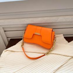 Minimalist chain underarm bag woman 2024 summer product new single shoulder bag small square bag