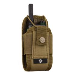 Unisex Polyester Walkie Talkie Accessory Bag Small Multifunctional Molle Tactical Set with Zipper Closure Secondary Bag