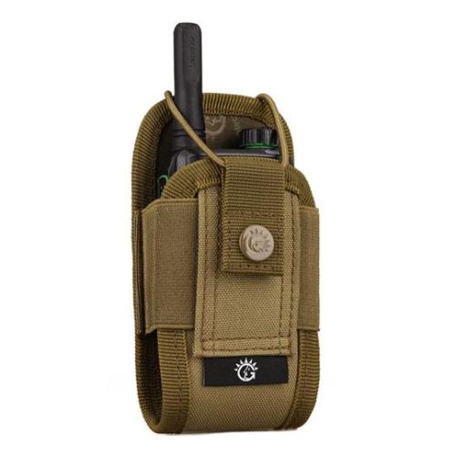Unisex Polyester Walkie Talkie Accessory Bag Small Multifunctional Molle Tactical Set with Zipper Closure Secondary Bag