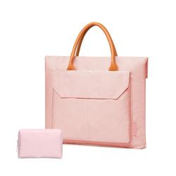 Hot Selling Pink Laptop Bag White Black Top Bag For Women Computer Business Customized Color Bag