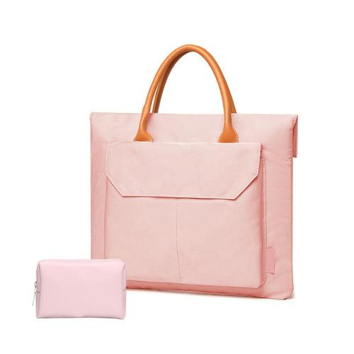 Hot Selling Pink Laptop Bag White Black Top Bag For Women Computer Business Customized Color Bag