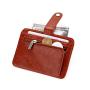 CUIKCA Women Men Wallet Unisex Leather Slim Wallet Zipper Hasp Wallet Coin Purse ID Credit Card Holder Card Cases