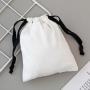 SN061Custom Logo Printed Canvas Cotton Drawstring Packaging Shoe Bag Drawstring Bag Cover Packaging Dust Bags for handbags