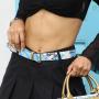 2024 ladies belt quality personalized women belt in the jeans or in the skirt printed fashion belt for girls