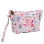 Portable Printed Waterproof Cloth Multifunctional Storage Bag Ladies Travel Zipper Hand Wash Bag Cosmetic Bag