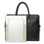 2024 Custom Crocodile Genuine Leather Laptop Hand Bag For Business Briefcase Men