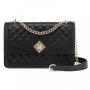 LOVEVOOK 2023 Leather Quilted Sling Shoulder Bag with Chain Trendy Clutch Ladies Evening Purse Luxury Crossbody Bags for Women