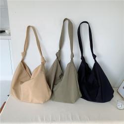 Korean Style casual new custom messenger bag Design knot ladies shoulder bags Fashion big nylon crossbody bag