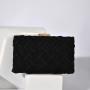 New glitter evening bags weave clutch bag lady party handbag box clutches wholesale woman bags