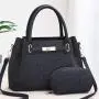 Factory Direct Wholesale Women'S Handbags 2-Pcs Set Logo Animal Printed Bags Women Handbags Ladies