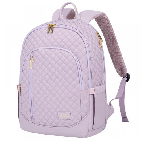 LOVEVOOK Anti-Theft Quilted Polyester Fashion Back Pack Waterproof Carry on Travel Bag Large School Laptop Backpack For Women