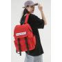 HR066 New Shoulder College Students School Bag Nylon Waterproof Fashion Letters Bag Junior High School Travel Laptop Backpack