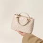Custom Ladies Handbags Soft Leather Quilted Bag Girls Fashion Shoulder Crossbody Bag