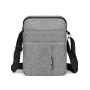 Men's casual crossbody bag with large capacity four layer canvas shoulder bag