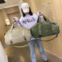 ZR596 Luggage Bag Printed Logo Sport Travel Swimming Bag Sneaker Organizer Waterproof Duffle Bag Team Players Fitness Handbag