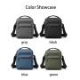 ZWY080 Daily Men Casual Simple Durable Crossbody Bag Waterproof Oxford Travel Work Shoulder Bag Wholesale Multi-pocket Bag