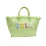 RTS Durable Eco Friendly Fringe Tote Bag Heavy Duty Reusable Canvas Beach Bag Women Custom Hand Tote Bag