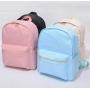 Keymay No MOQ RTS DIY Personalized Chenille Patches Waterproof Back to School Bag Nylon Backpack Rucksack Teen Book Bag