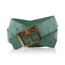 Factory direct women's leather belt embroidery women leather belt ladies pin buckle belt