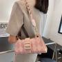 High Sense Single Shoulder Underarm Bag 2022 New Style Fashion Printing Small Square Bag Canta Kadin Diamond Lattice  Lady's Bag