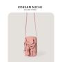 Factory Direct PU/Nylon Material Soft One Shoulder Crossbody Zipper Handbag Shoulder  Women Shoulder