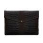 Business gift 11.6 inch laptop case crocodile pattern embossed leather sleeve