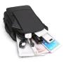 Men's Wholesale Expansion Backpack Commute Fashion Computer Bag Waterproof Solid Color Business Laptop Bags