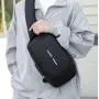WTB062 Wholesale Male Biker Bag Password Anti-theft Chest Bag Men Single Shoulder Sports  Casual Crossbody Waist Bag