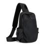 ZF094 Fashion Crossbody Bag Men Anti-theft Leisure Travel Chest Bag Simple Oxford Cloth Shoulder Bag Waterproof Wear-resistant